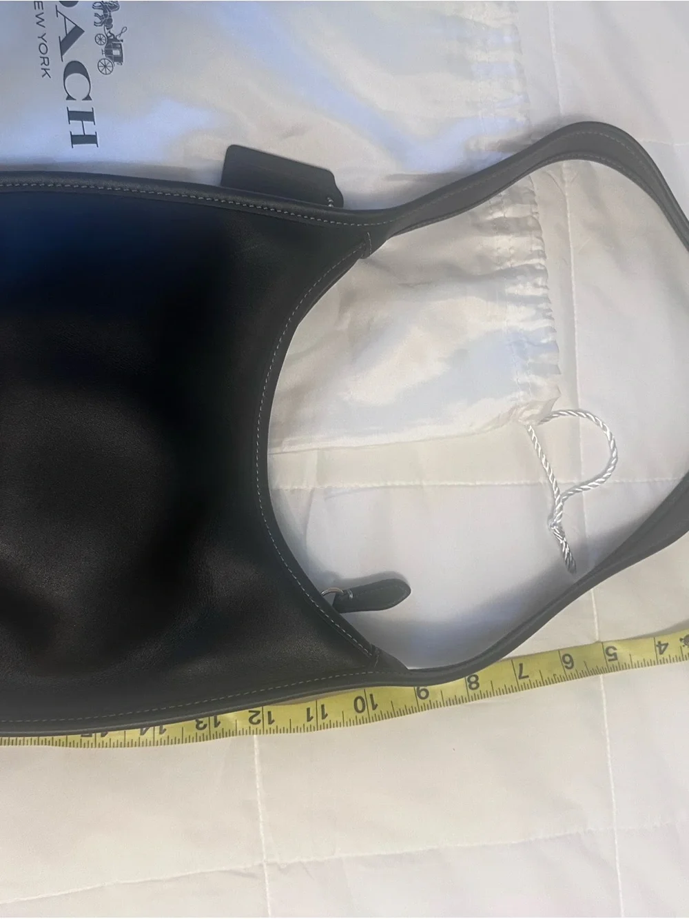 Coach Curve Zip Bag in Black